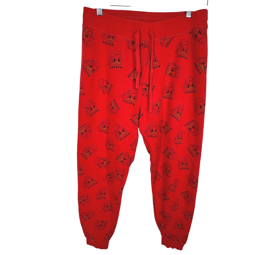 Disney American Eagle Donald Duck Sweatpants M Joggers Streetwear Grunge Novelty